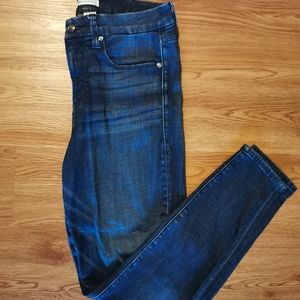 Good american Jeans Women's 12/34 Blue good legs Crop denim stretch
